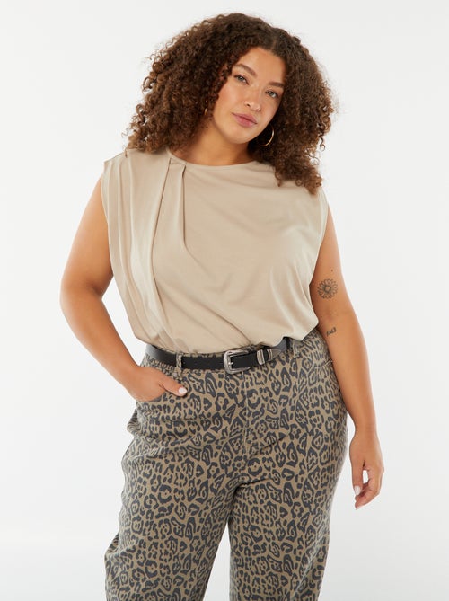Tee-shirt à emmanchures larges - Kiabi