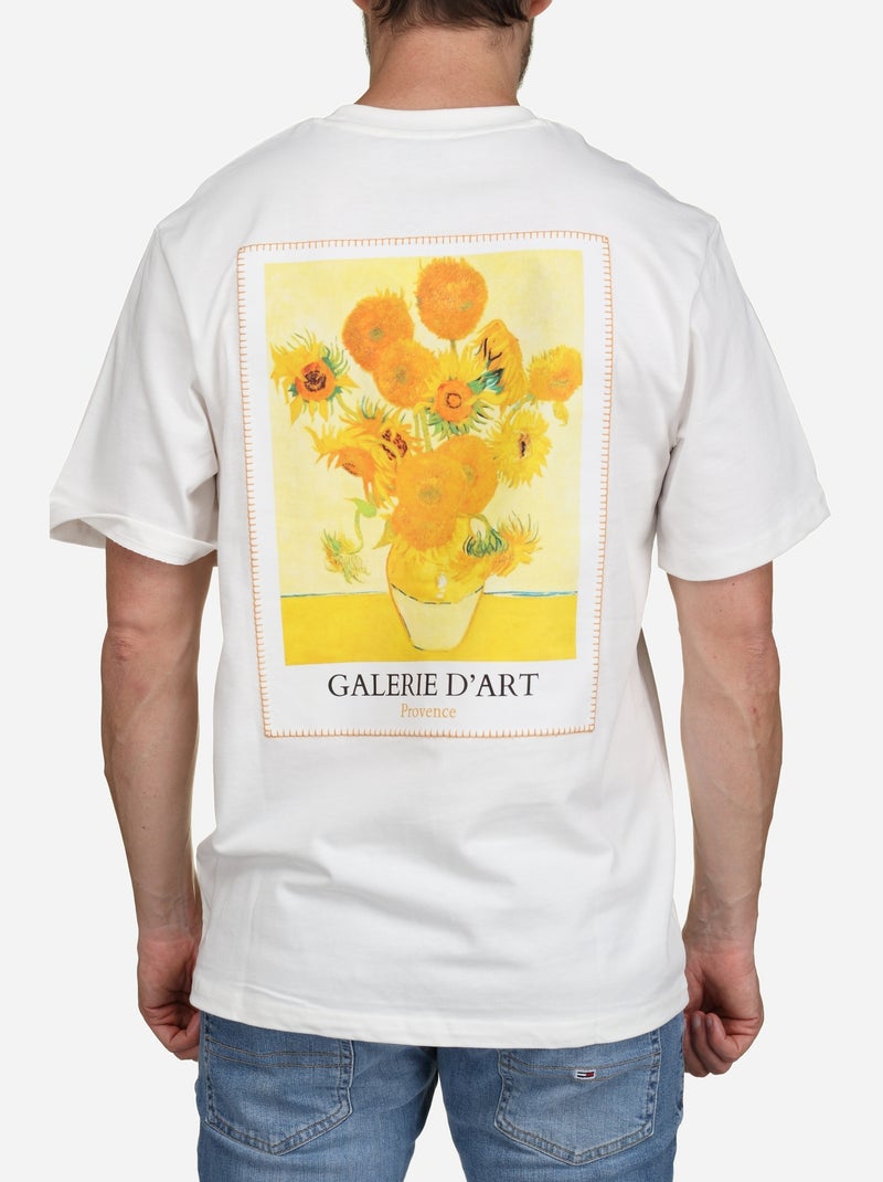 Tee Shirt à logo - Frilivin Blanc - Kiabi