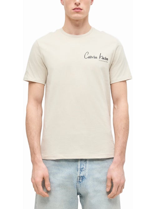 Tee Shirt à manches courtes - Calvin Klein - Kiabi