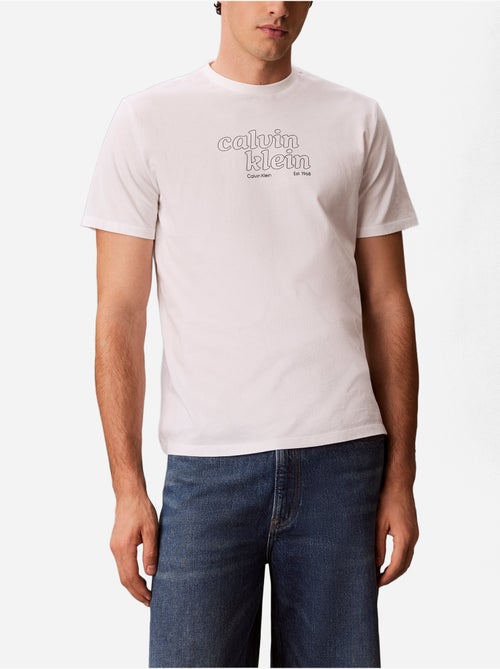 Tee Shirt à manches courtes - Calvin Klein - Kiabi