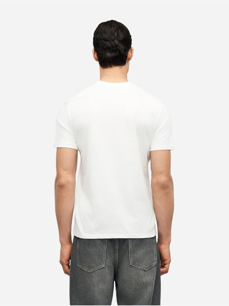 Tee Shirt à manches courtes - Calvin Klein Blanc - Kiabi