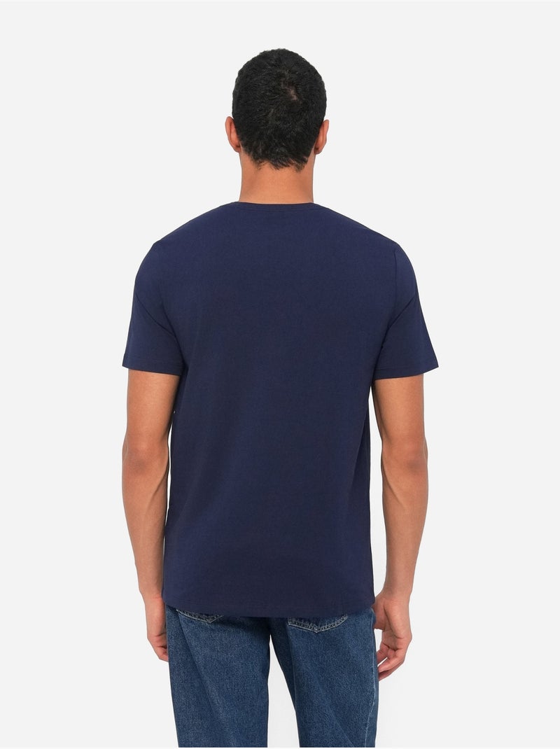 Tee Shirt à manches courtes - Calvin Klein Bleu foncé - Kiabi