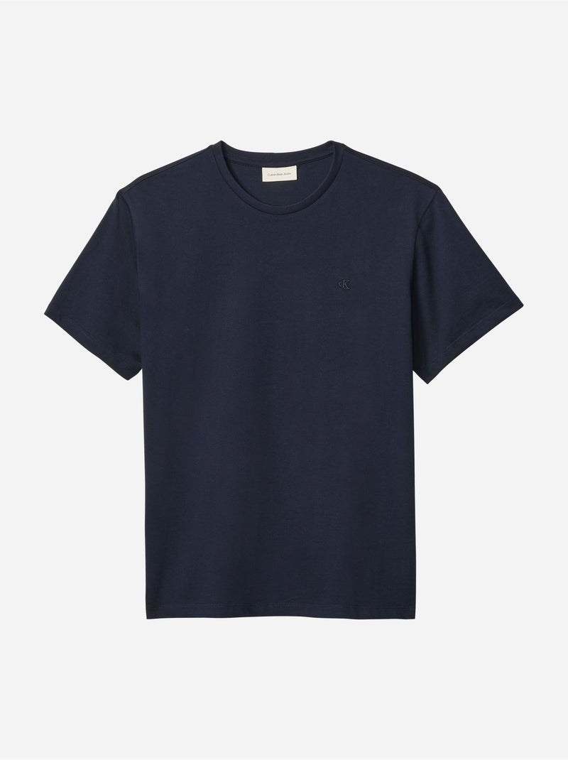 Tee Shirt à manches courtes - Calvin Klein Bleu foncé - Kiabi