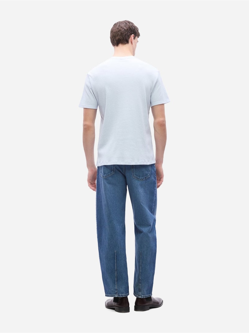 Tee Shirt à manches courtes - Calvin Klein Bleu - Kiabi