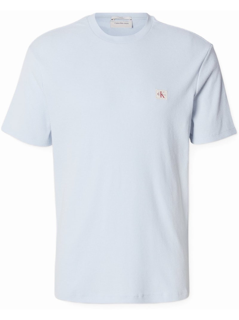 Tee Shirt à manches courtes - Calvin Klein Bleu - Kiabi
