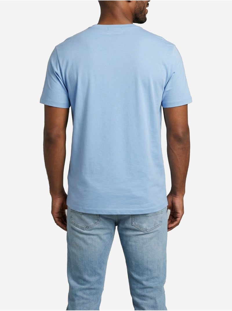 Tee Shirt à manches courtes - Calvin Klein Bleu - Kiabi