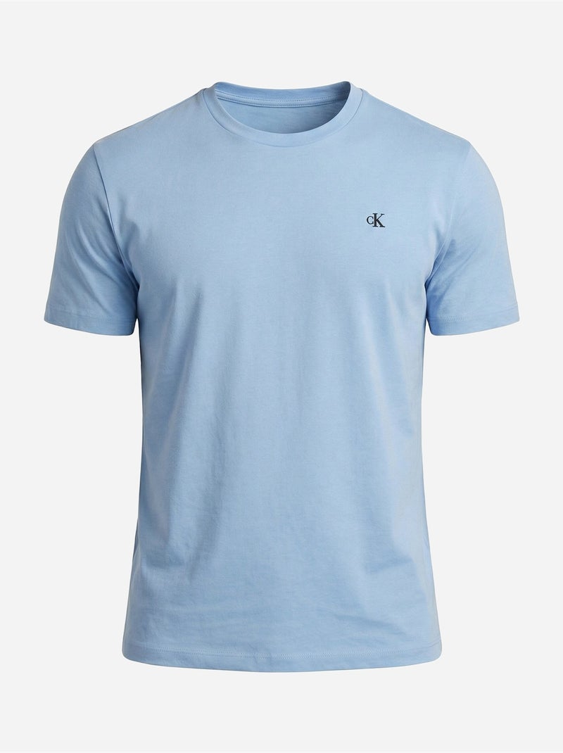 Tee Shirt à manches courtes - Calvin Klein Bleu - Kiabi