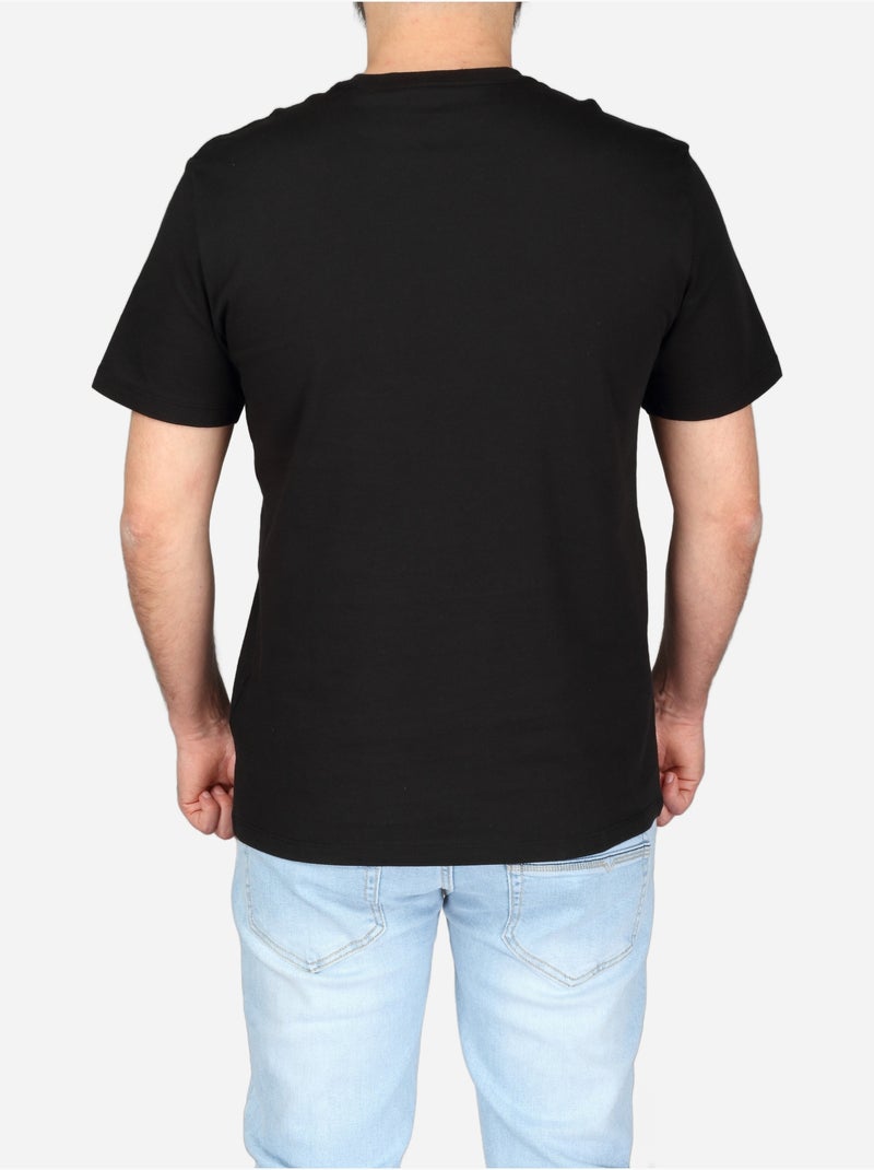 Tee Shirt à manches courtes - Calvin Klein Noir - Kiabi