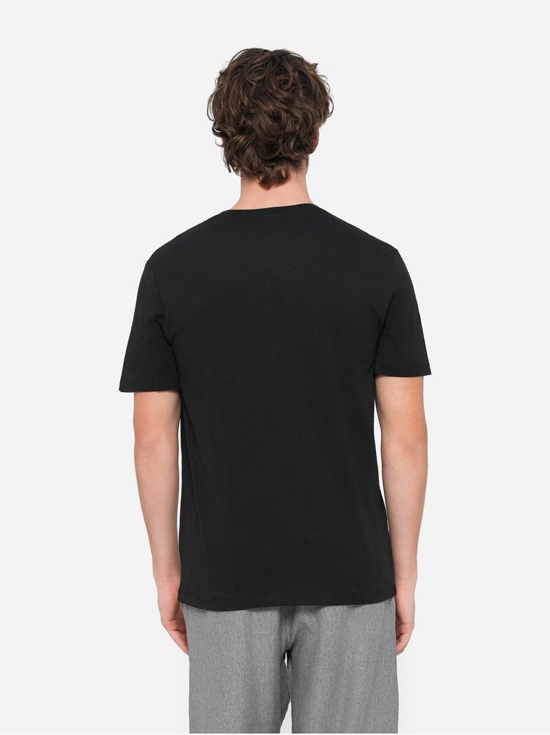 Tee Shirt à manches courtes - Calvin Klein Noir - Kiabi