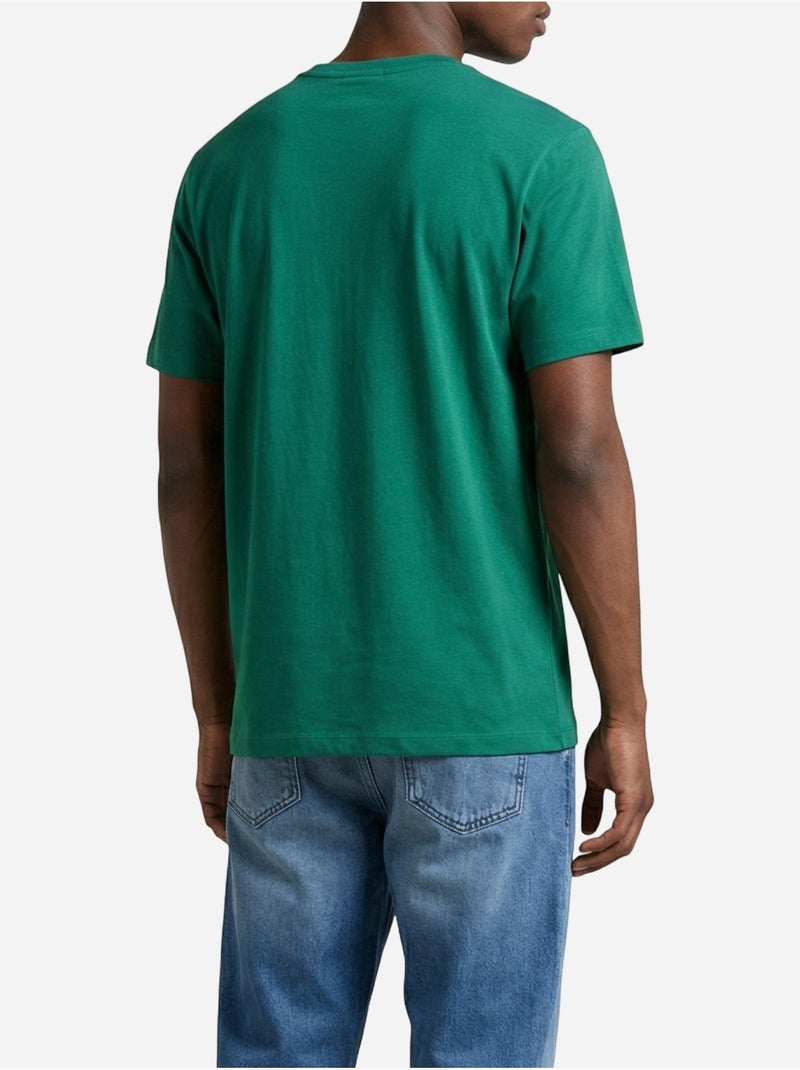 Tee Shirt à manches courtes - Calvin Klein Vert - Kiabi