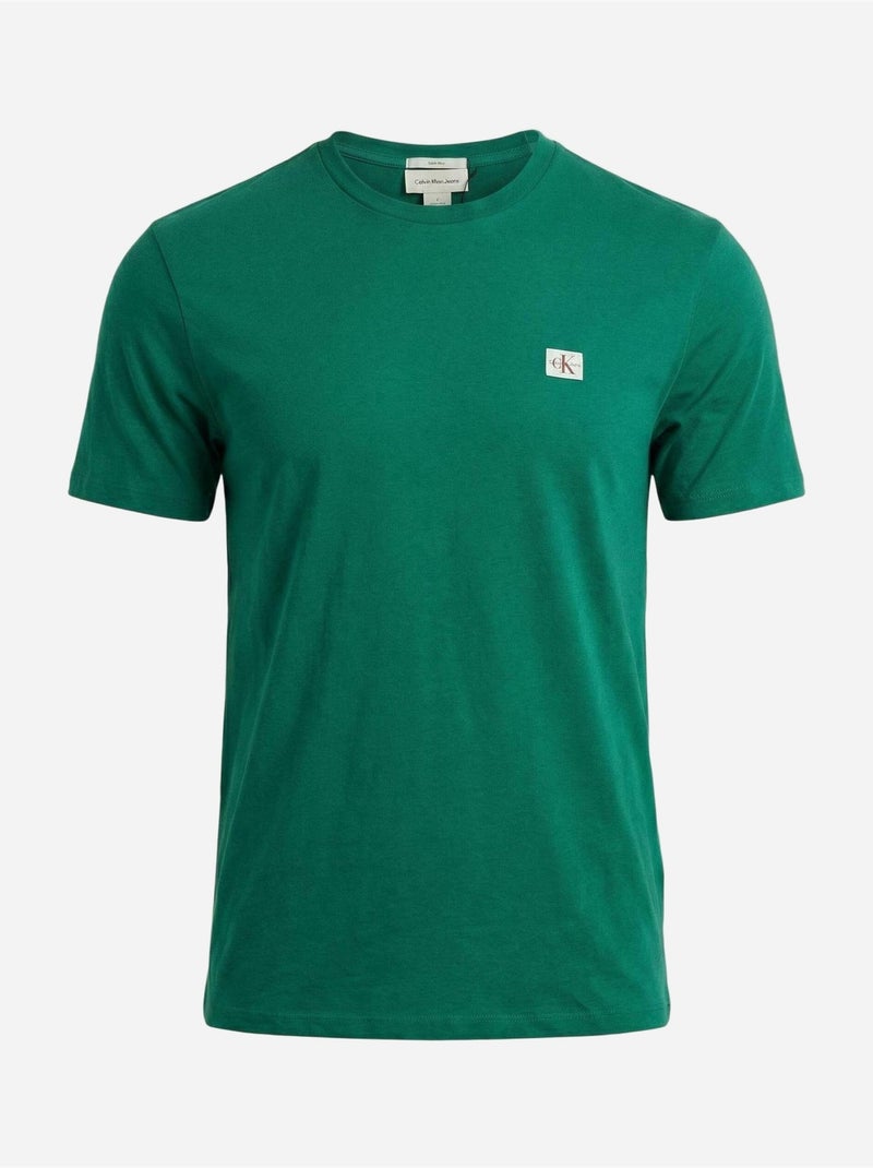 Tee Shirt à manches courtes - Calvin Klein Vert - Kiabi