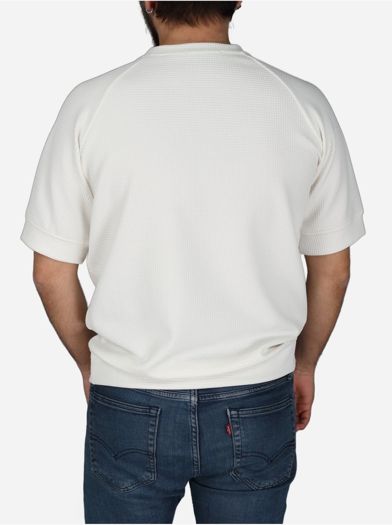 Tee Shirt à manches courtes - Frilivin Blanc - Kiabi