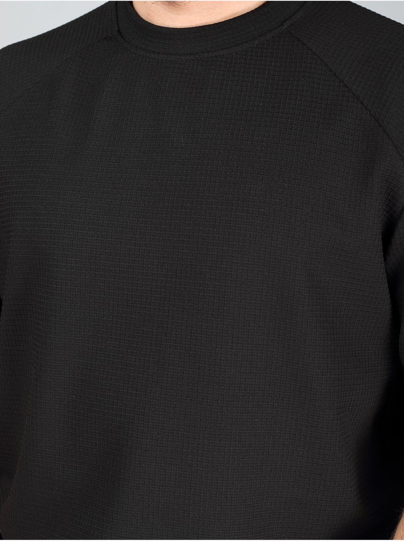 Tee Shirt à manches courtes - Frilivin Noir - Kiabi