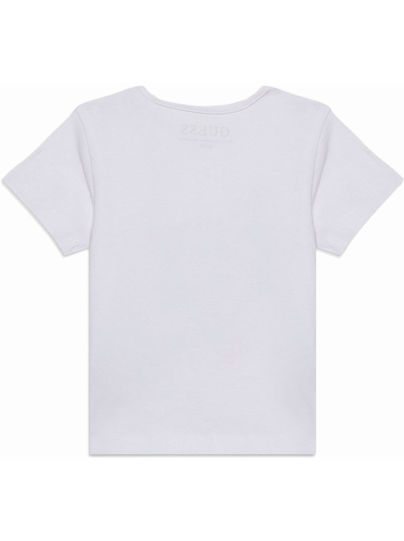 Tee shirt à manches courtes - Guess kids Blanc - Kiabi