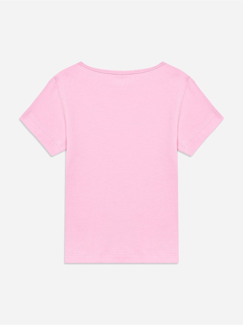 Tee shirt à manches courtes - Guess kids Vert - Kiabi