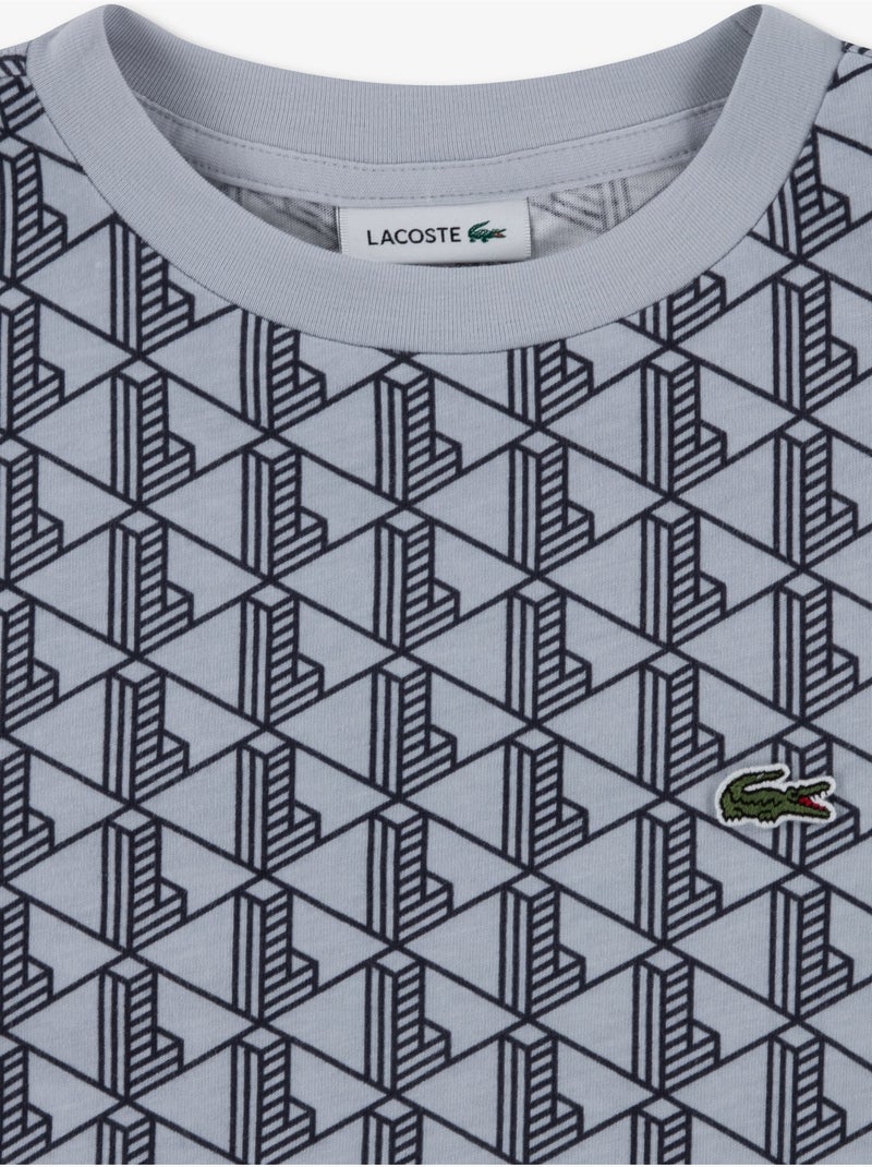 Tee Shirt à manches courtes - Lacoste Bleu - Kiabi