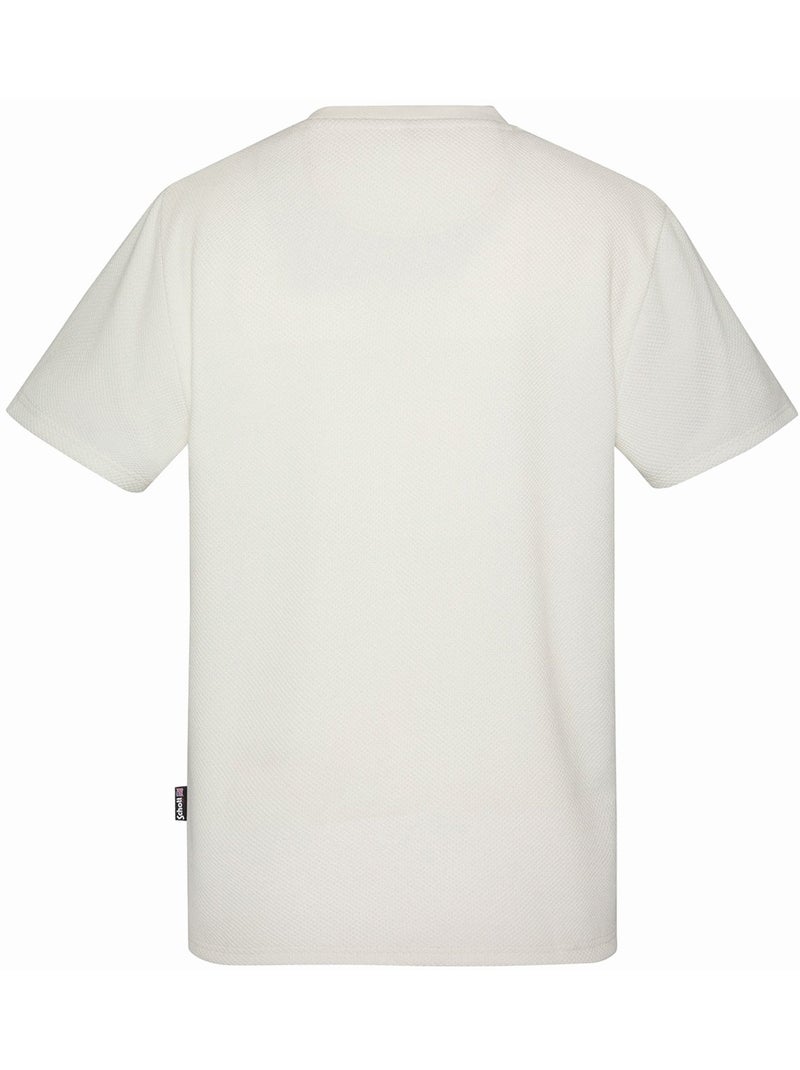 Tee Shirt à manches courtes - Schott Blanc - Kiabi