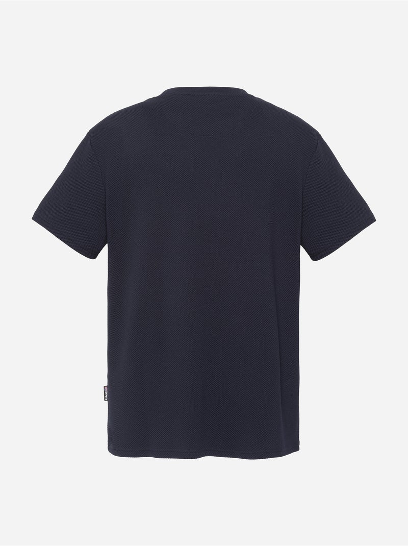 Tee Shirt à manches courtes - Schott Bleu marine - Kiabi