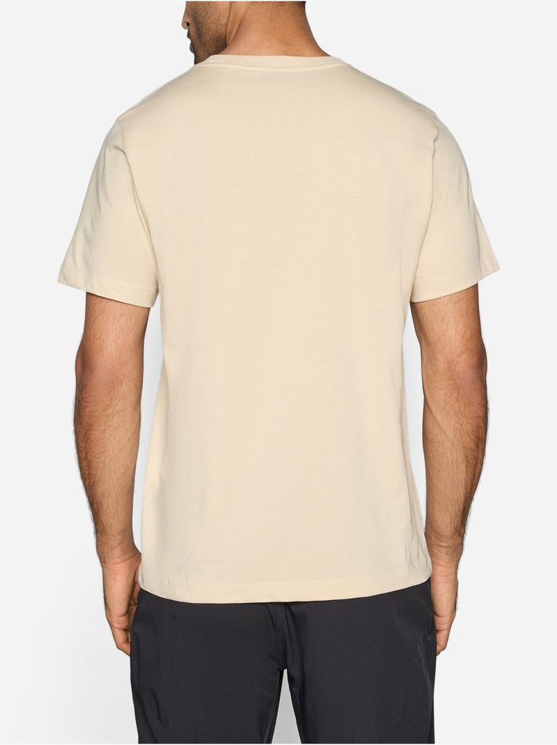 Tee Shirt à manches courtes - The North Face Beige - Kiabi
