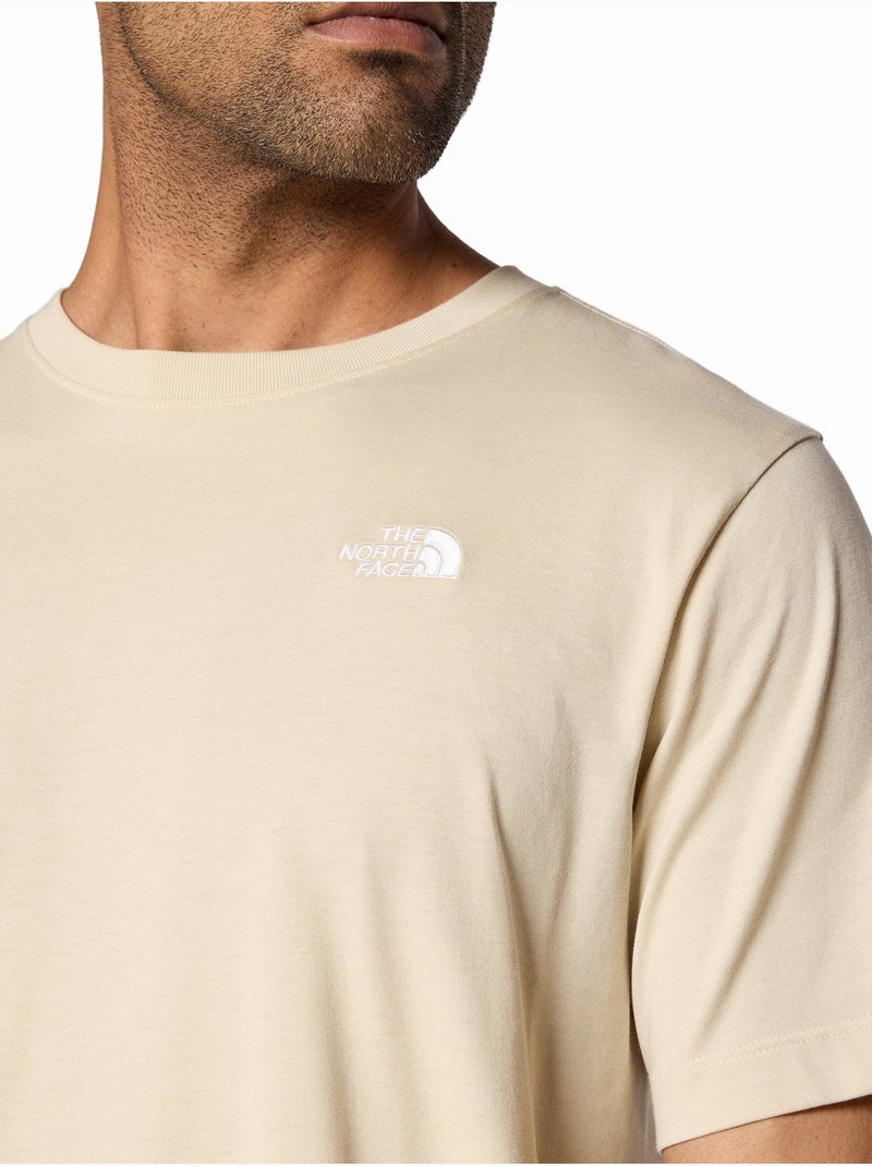 Tee Shirt à manches courtes - The North Face Beige - Kiabi