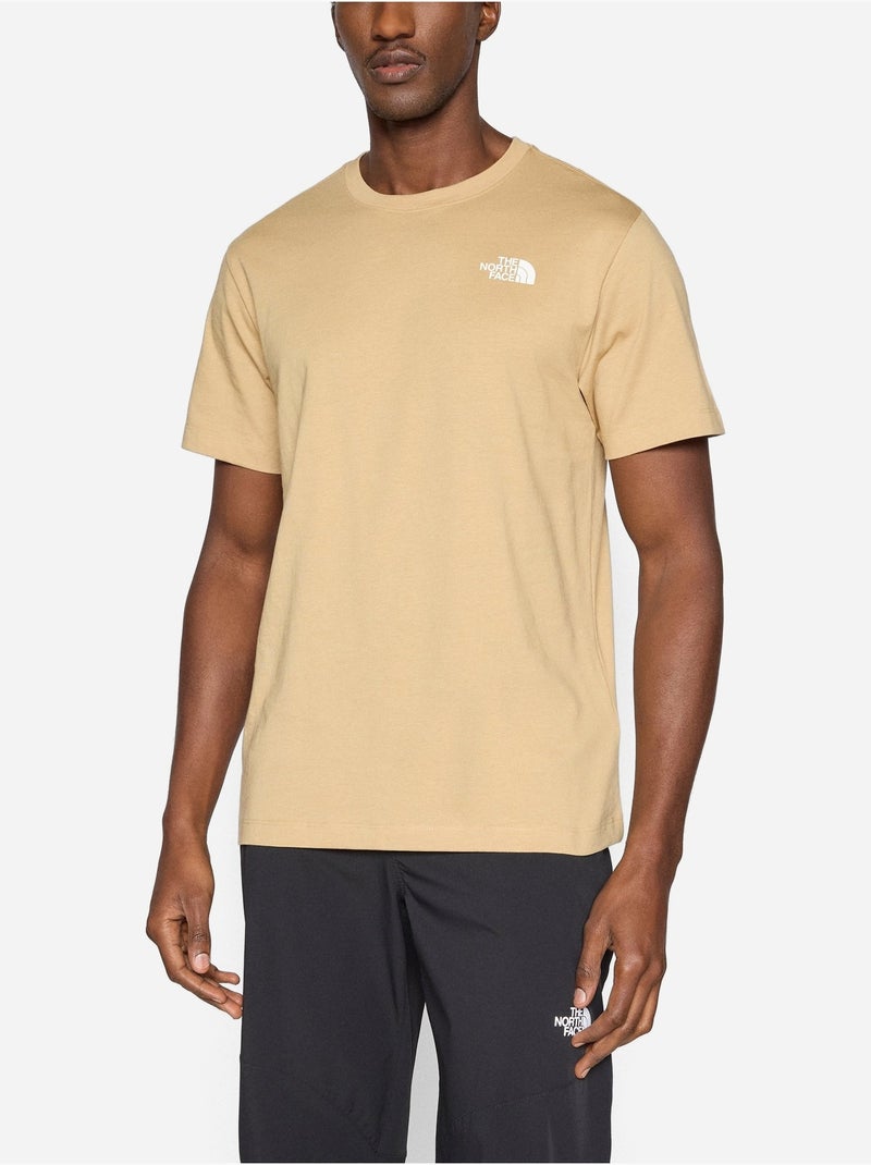 Tee Shirt à manches courtes - The North Face Beige - Kiabi