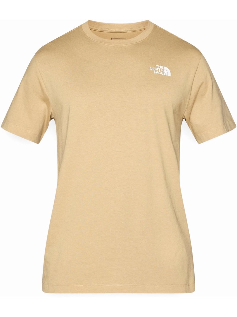 Tee Shirt à manches courtes - The North Face Blanc Beige - Kiabi