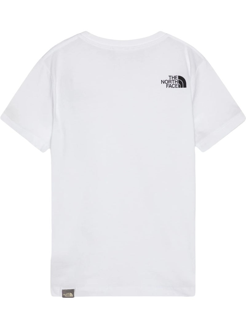 Tee Shirt à manches courtes - The North Face Blanc - Kiabi