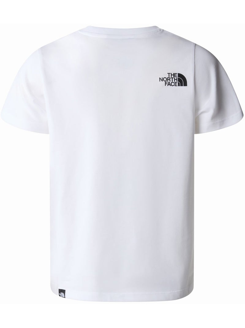 Tee Shirt à manches courtes - The North Face Blanc - Kiabi