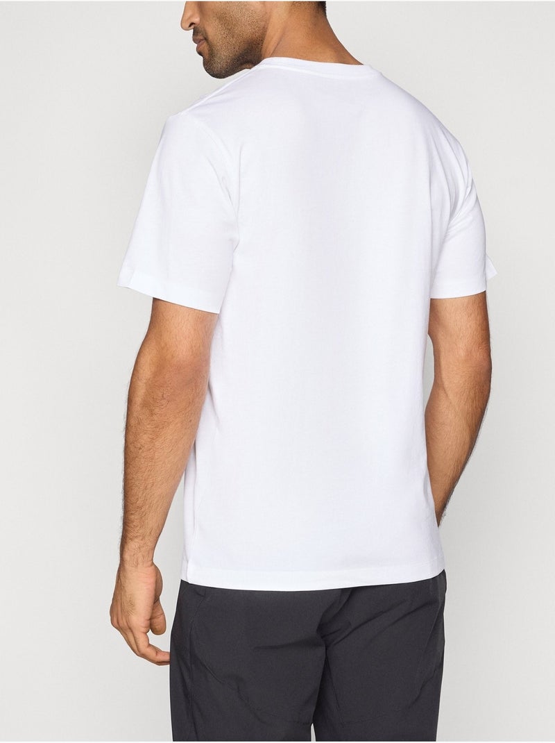 Tee Shirt à manches courtes - The North Face Blanc - Kiabi