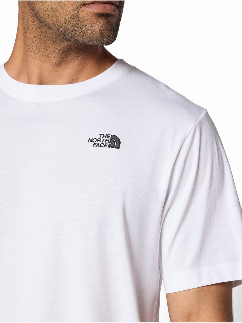 Tee Shirt à manches courtes - The North Face Blanc - Kiabi