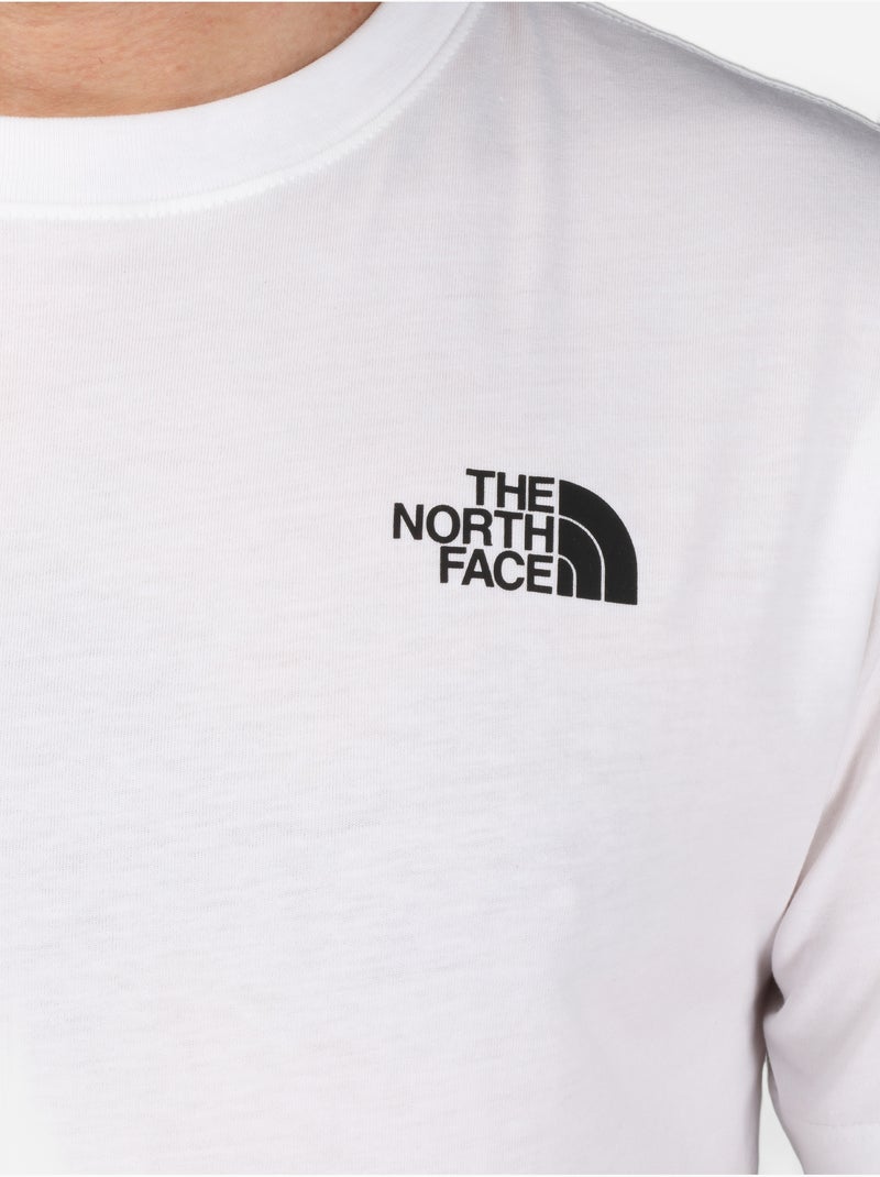 Tee Shirt à manches courtes - The North Face Blanc - Kiabi