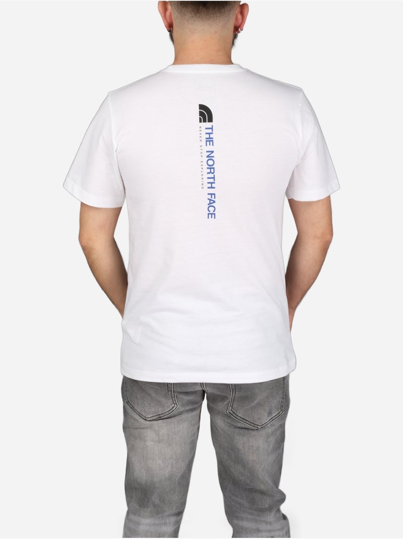 Tee Shirt à manches courtes - The North Face Blanc - Kiabi