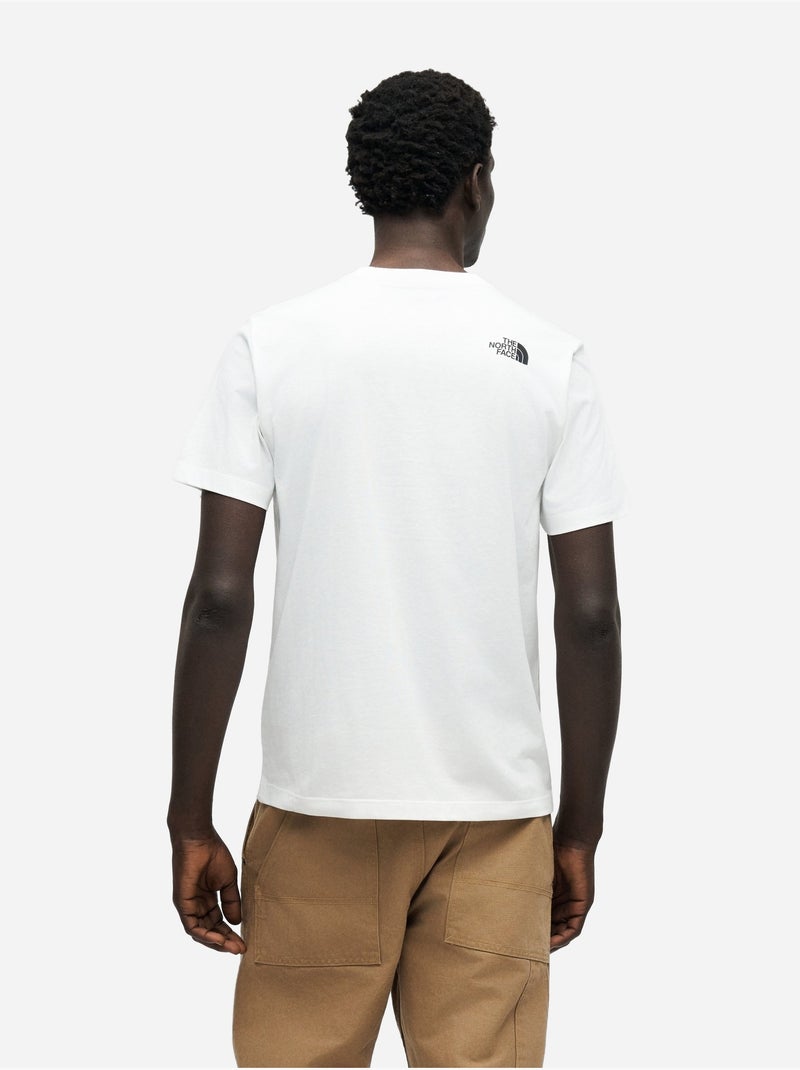 Tee Shirt à manches courtes - The North Face Blanc - Kiabi