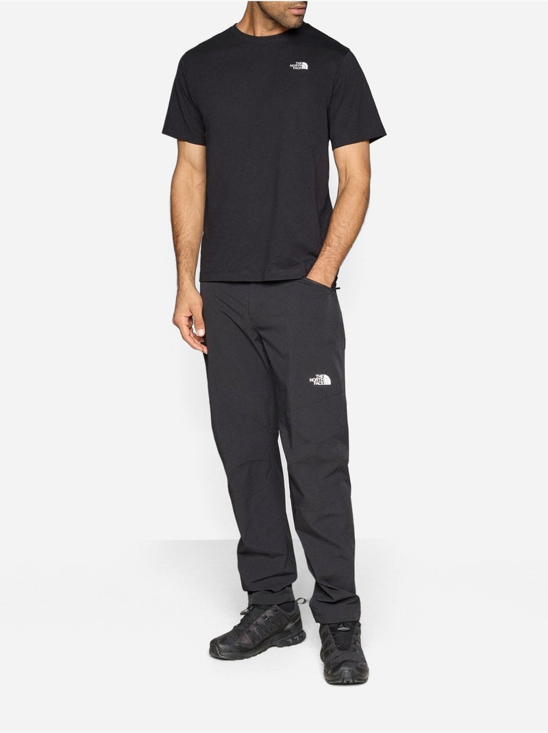 Tee Shirt à manches courtes - The North Face Noir - Kiabi