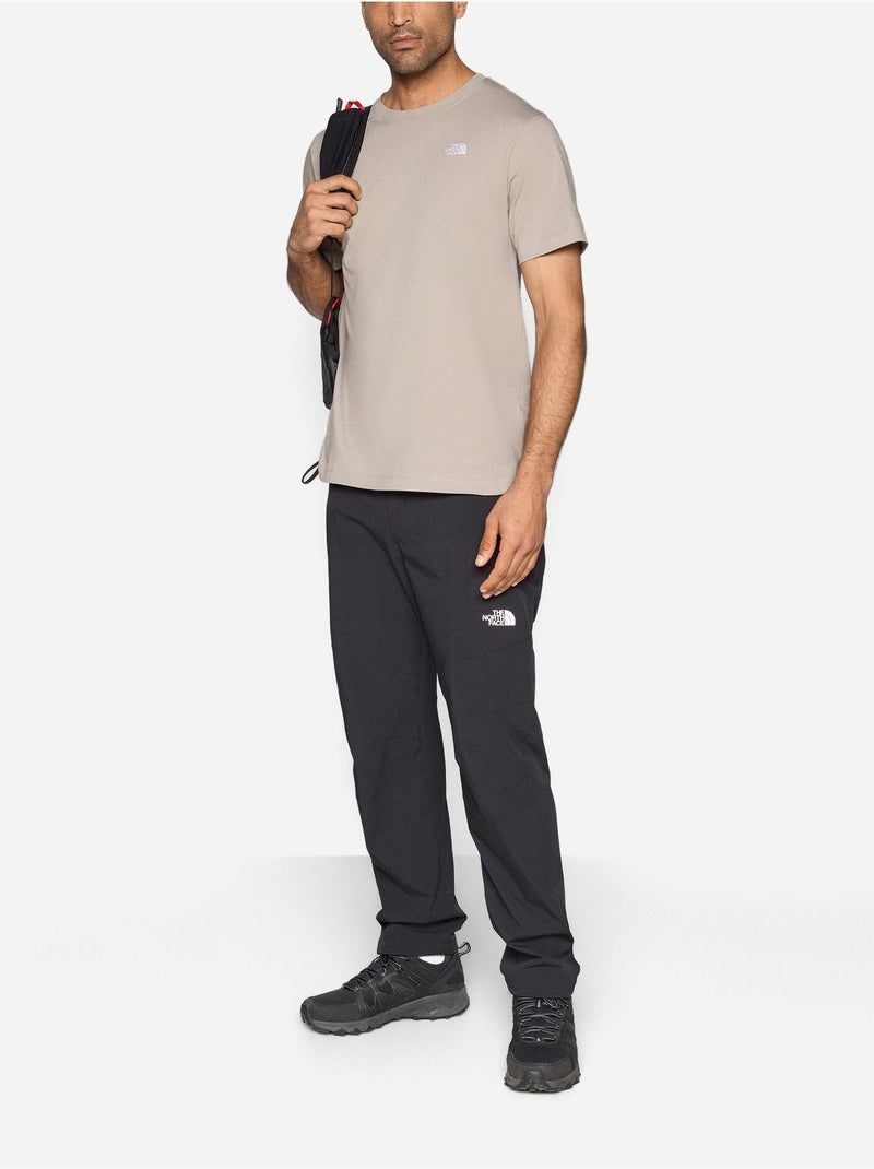 Tee Shirt à manches courtes - The North Face Taupe - Kiabi