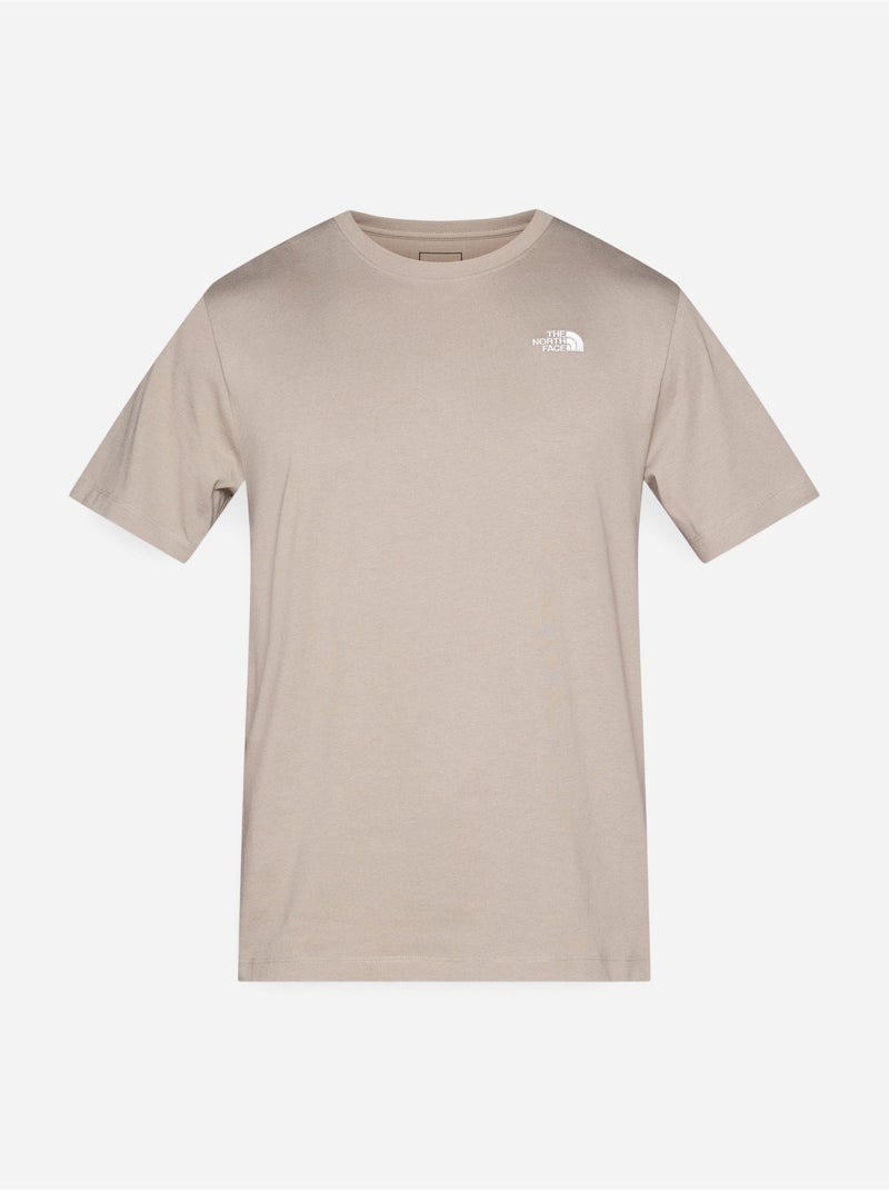 Tee Shirt à manches courtes - The North Face Taupe - Kiabi