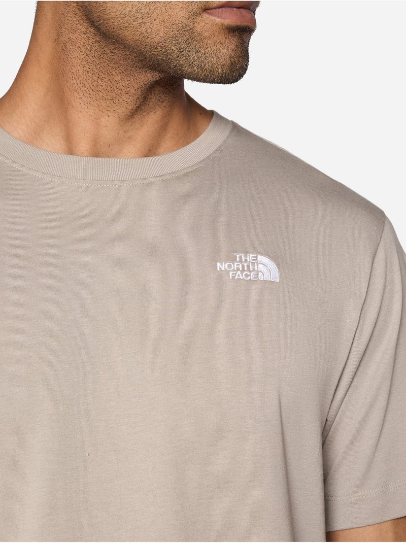 Tee Shirt à manches courtes - The North Face Taupe - Kiabi