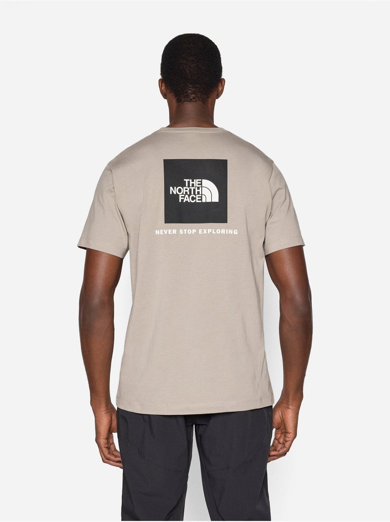 Tee Shirt à manches courtes - The North Face Taupe - Kiabi