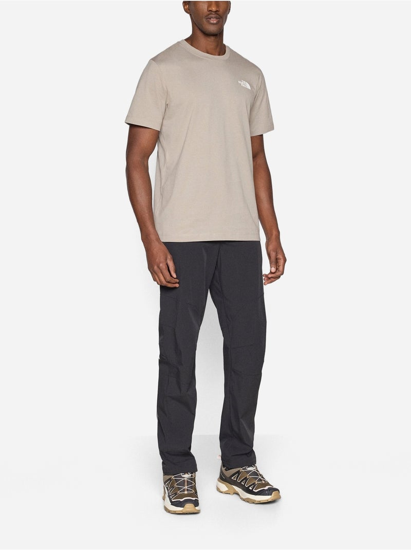 Tee Shirt à manches courtes - The North Face Taupe - Kiabi