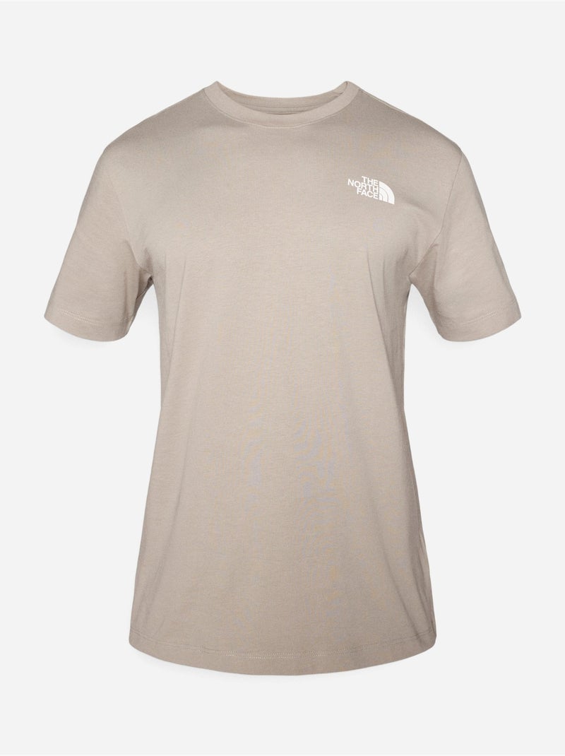 Tee Shirt à manches courtes - The North Face Taupe - Kiabi