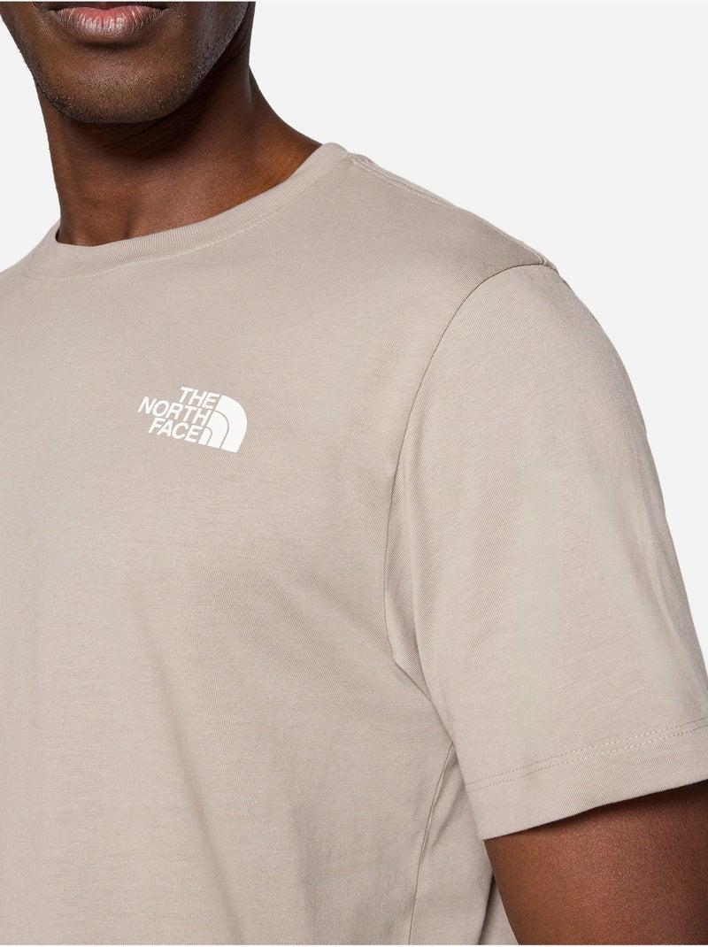 Tee Shirt à manches courtes - The North Face Taupe - Kiabi