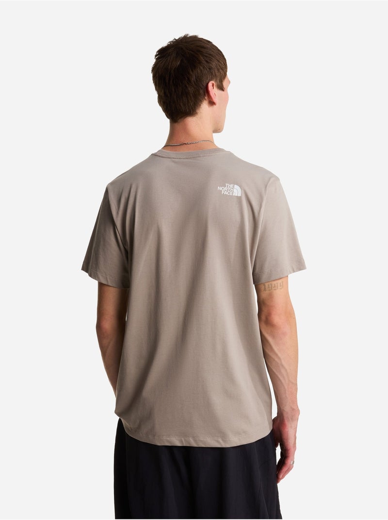Tee Shirt à manches courtes - The North Face Taupe - Kiabi
