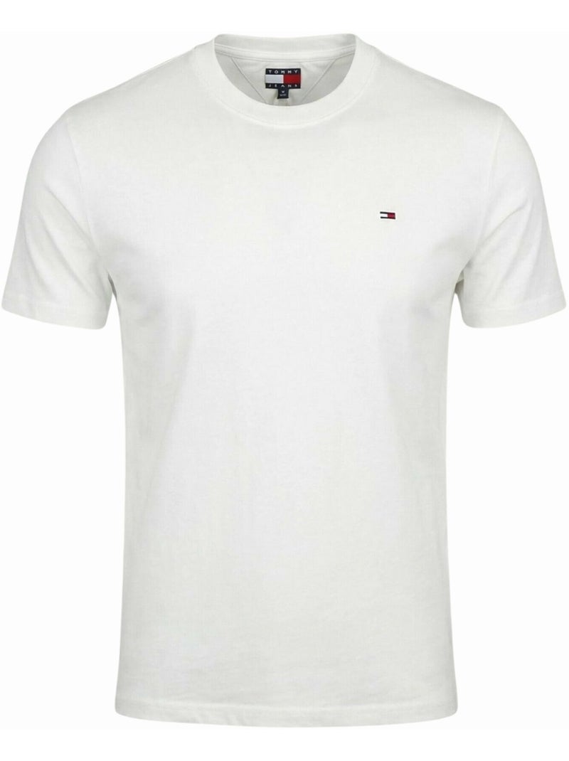 Tee Shirt à manches courtes - Tommy jeans Beige - Kiabi