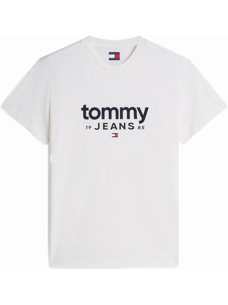 Tee Shirt à manches courtes - Tommy jeans Blanc - Kiabi