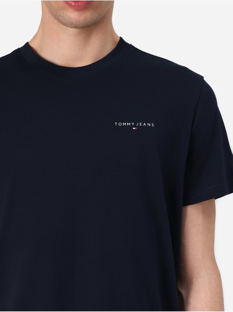 Tee Shirt à manches courtes - Tommy jeans Bleu foncé - Kiabi