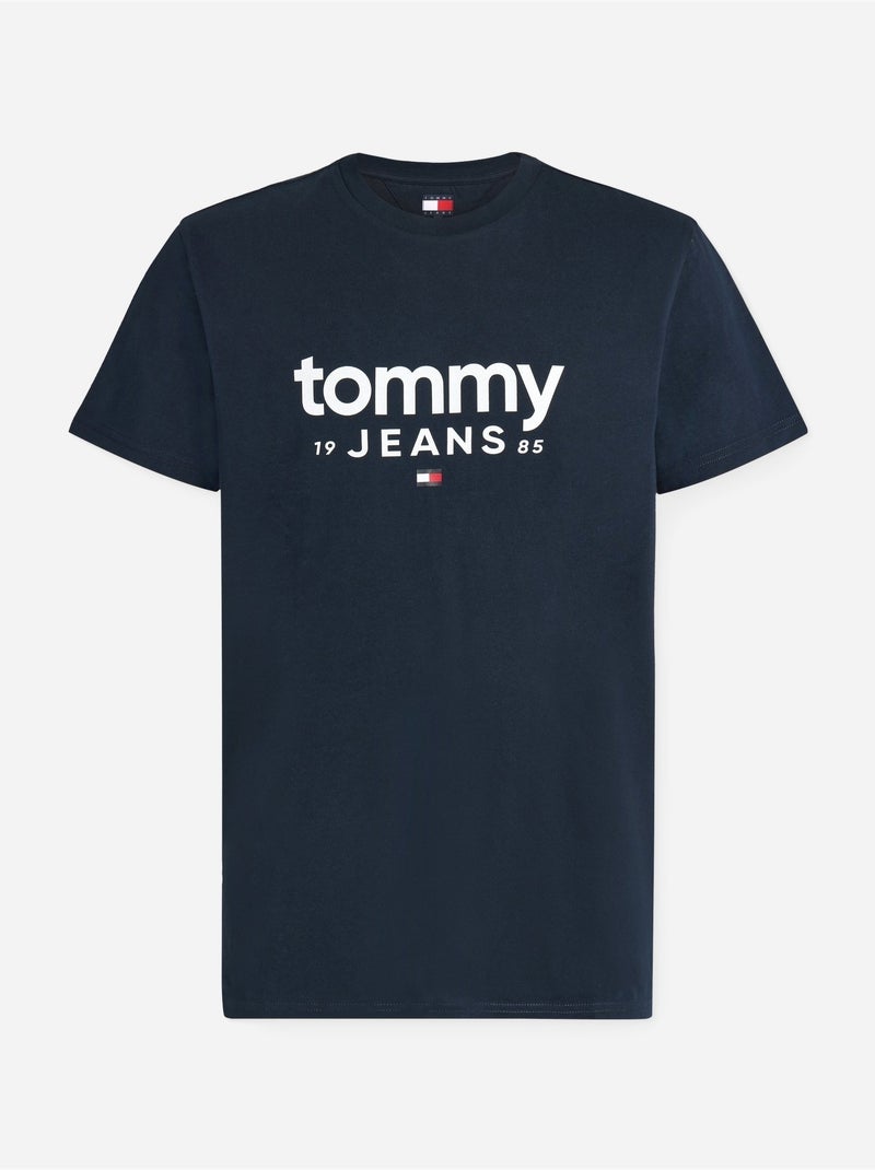 Tee Shirt à manches courtes - Tommy jeans Bleu - Kiabi