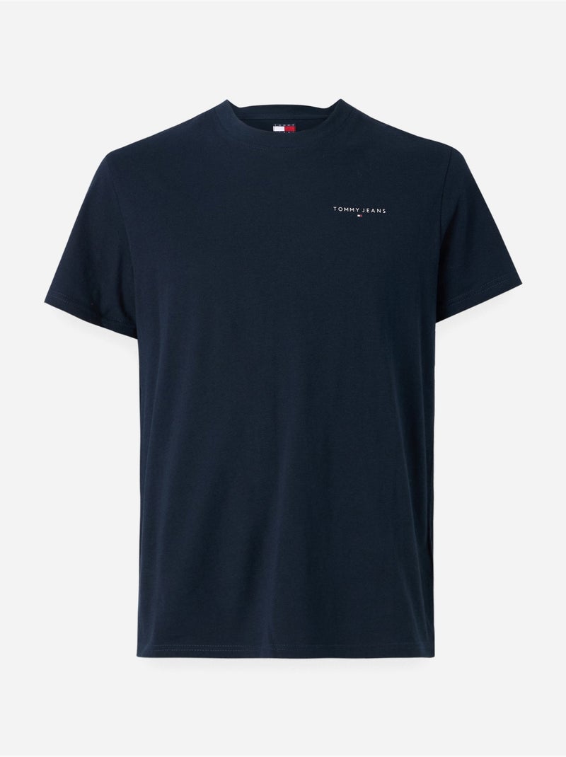 Tee Shirt à manches courtes - Tommy jeans Bleu - Kiabi