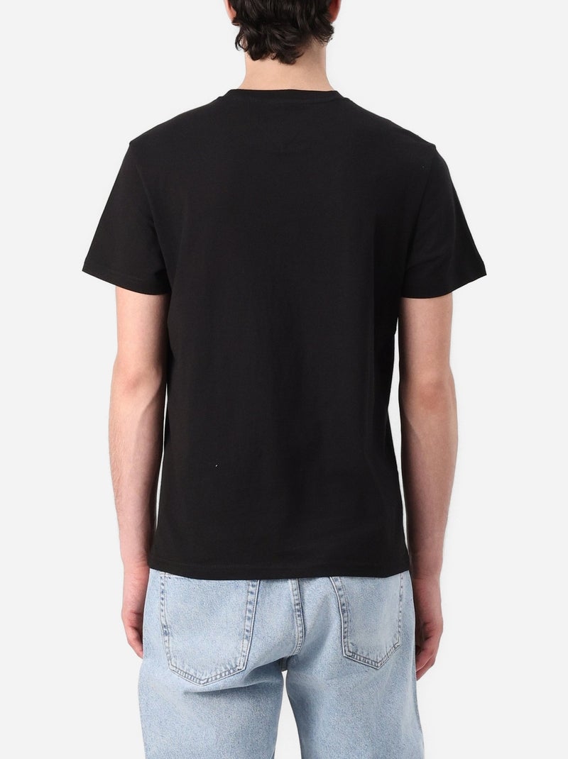 Tee Shirt à manches courtes - Tommy jeans Noir - Kiabi