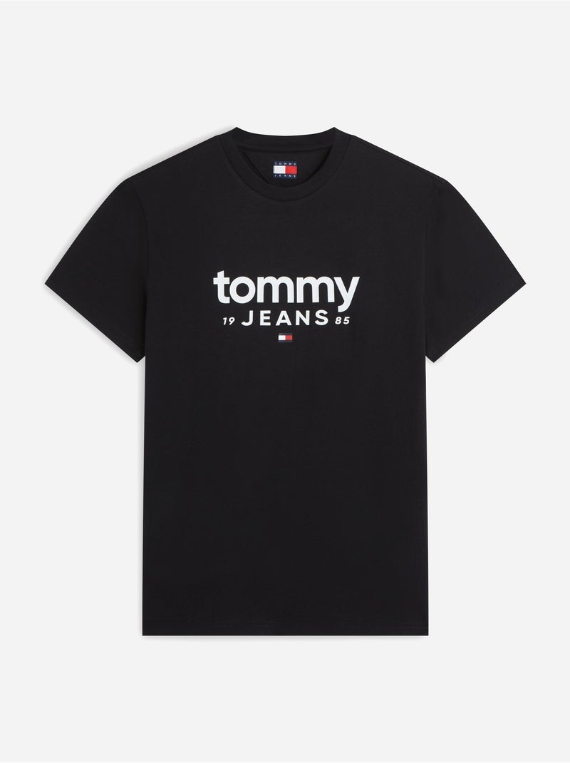 Tee Shirt à manches courtes - Tommy jeans Noir - Kiabi