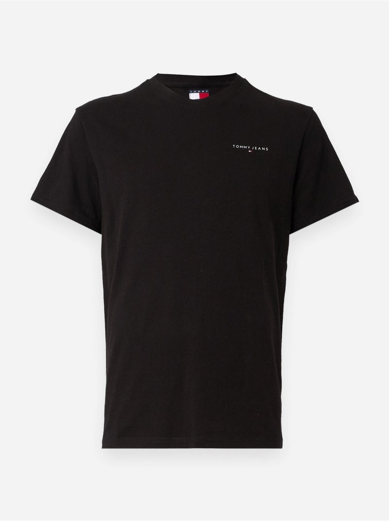 Tee Shirt à manches courtes - Tommy jeans Noir - Kiabi